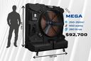 Enfriador de Aire Móvil Marca Mega Cooler Modelo Mega